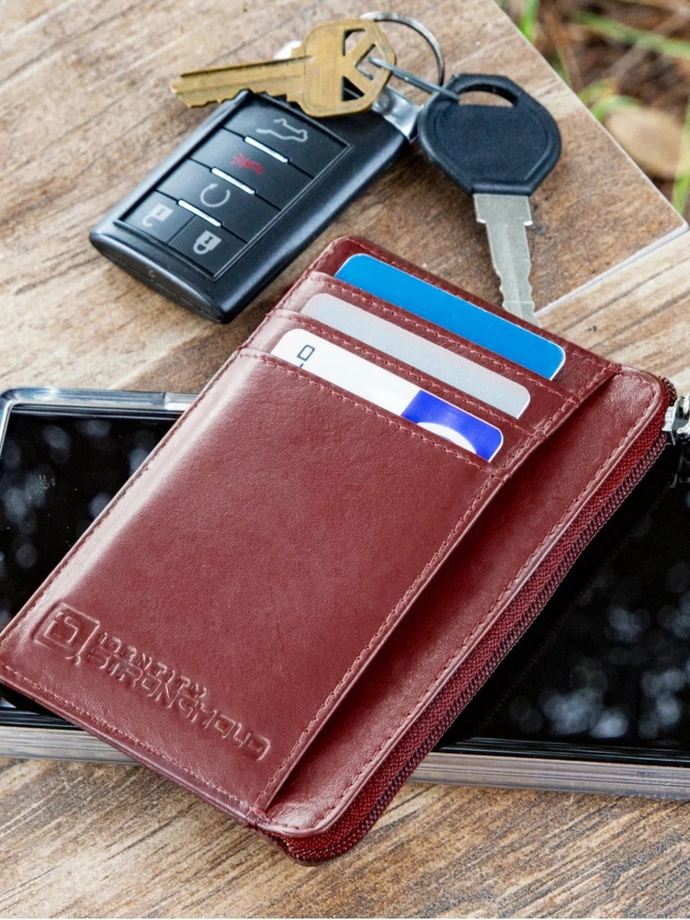 ID Stronghold RFID Blocking Front Pocket Wallet NEW